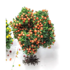 Diorama - 3 arbres Fruitiers - 6 cm |Pièces et kits pour voitures m...