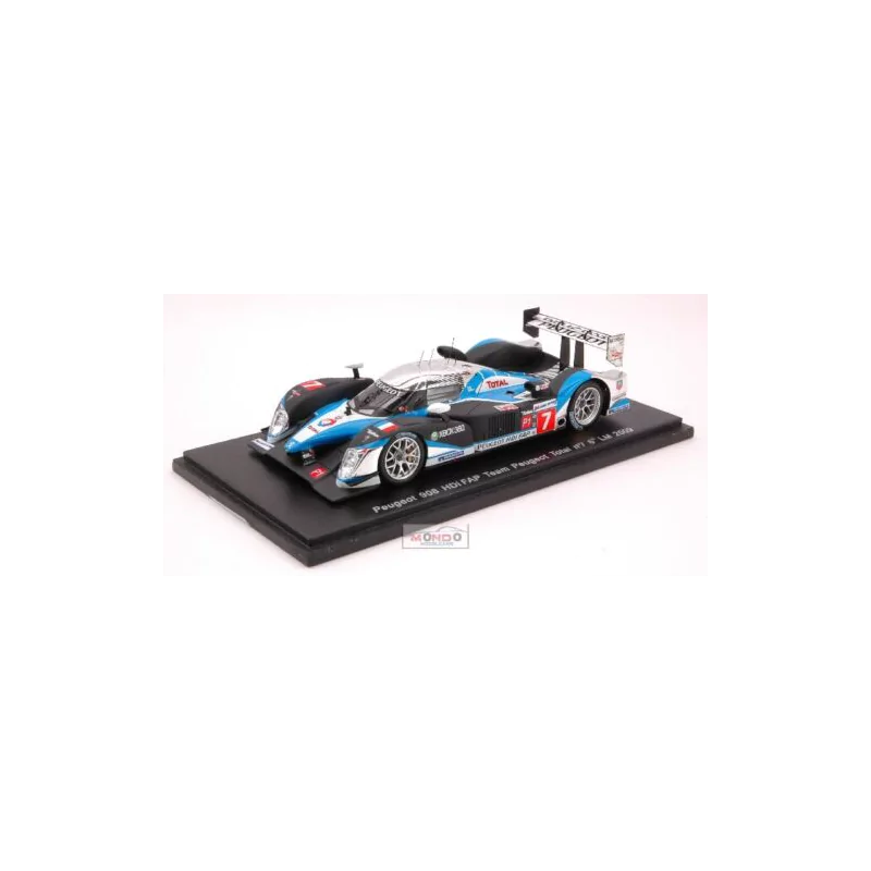 Marketplace - PEUGEOT 908 n°7 6ème LE MANS 2009 - Spark - 1/43