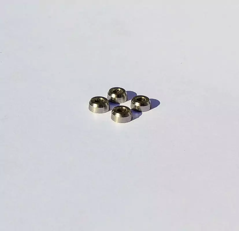 Embase ø5 en laiton chromé pour Gyrophare - Ech. 1:43 - X4 |Pièces ...