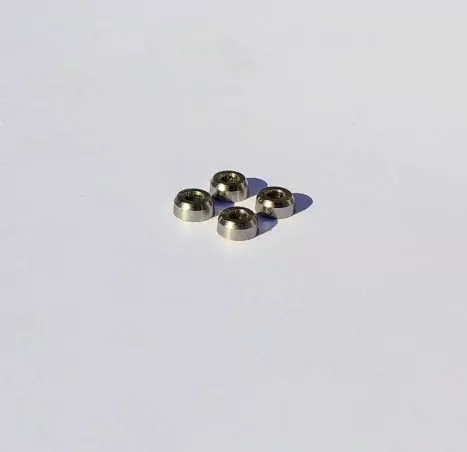 Embase ø5 en laiton chromé pour Gyrophare - Ech. 1:43 - X4 |Pièces ...