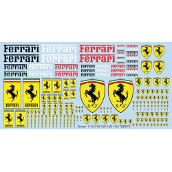 Marketplace : Décalcomanies Ferrari : 1:12 - 1:18 - 1:20 - 1:24 - 1:43