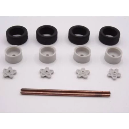 Marketplace - SET 4 ROUES FERRARI ECROU CENTRAL - ALEZAN – 1:43