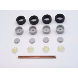 Marketplace - SET DE 4 ROUES BBS 18 " LAITON - ALEZAN – 1:43