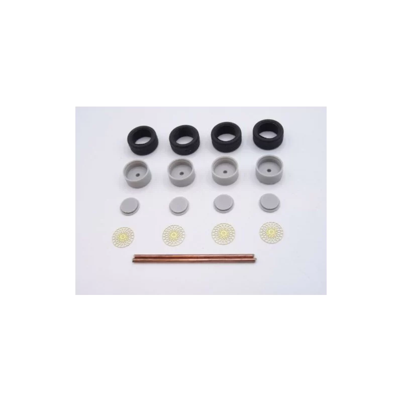 Marketplace - SET DE 4 ROUES BBS 18 " LAITON - ALEZAN – 1:43