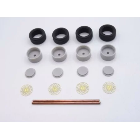 Marketplace - SET DE 4 ROUES BBS 18 " LAITON - ALEZAN – 1:43