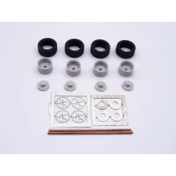 Marketplace - SET 4 ROUES ZENDER 4 TROUS - ALEZAN – 1:43