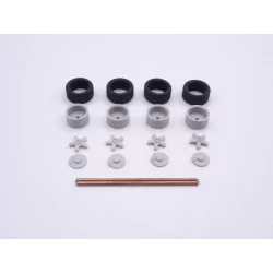 Marketplace - SET 4 ROUES 17 ". 5 BRANCHES ECROU CENTRAL - ALEZAN –...