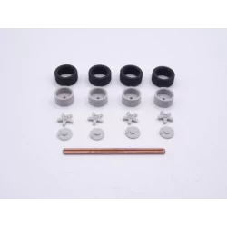 Marketplace - SET 4 ROUES 17 ". 5 BRANCHES ECROU CENTRAL - ALEZAN –...