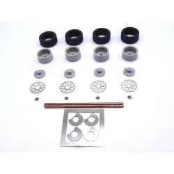 Marketplace - SET 4 ROUES JANTES BBS CHR PHOTODECOUPE - ALEZAN – 1:43