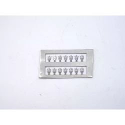 Marketplace - 14 LOGOS MASERATI PHOTODECOUPE - ALEZAN – 1:43