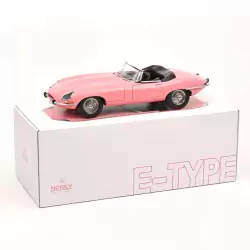 Marketplace - Jaguar Type E Cabriolet 1962 Rose - Norev - 1:12