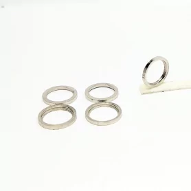5 bagues ø9 X 1 mm - Laiton nickelé - CPC Production |Pièces et kit...