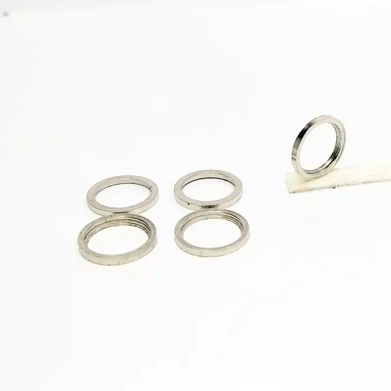 5 bagues ø9 X 1 mm - Laiton nickelé - CPC Production |Pièces et kit...