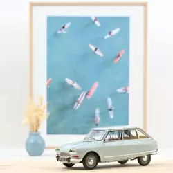 Marketplace - Citroën Ami 8 Club 1969 Bleu Thasos - Norev - 1:18