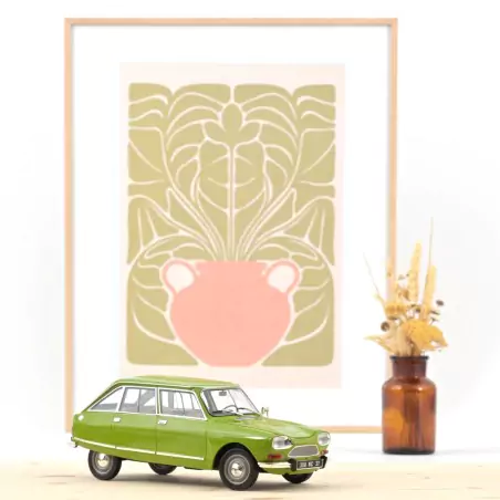 Marketplace - Citroën Ami 8 Club 1969 Vert Iris - Norev - 1:18