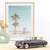 Marketplace - Citroën DS 19 1956 Aubergine et Champagne - Norev - 1:18