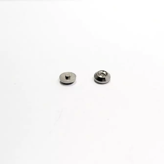 2 supports de phares ø4.90mm - Laiton + Nickelage - CPC Production