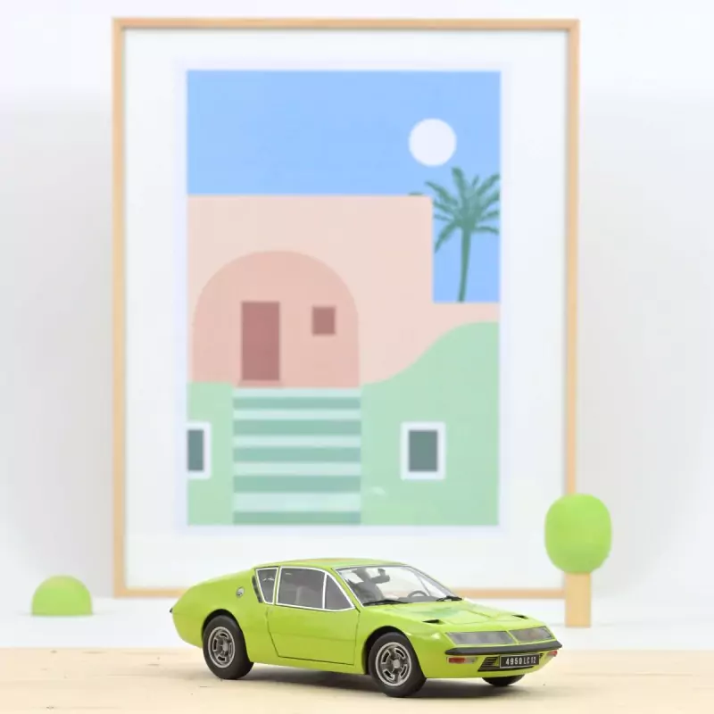 Marketplace - Alpine A310 1600 VF 1975 Vert Tilleul  - Norev - 1:18