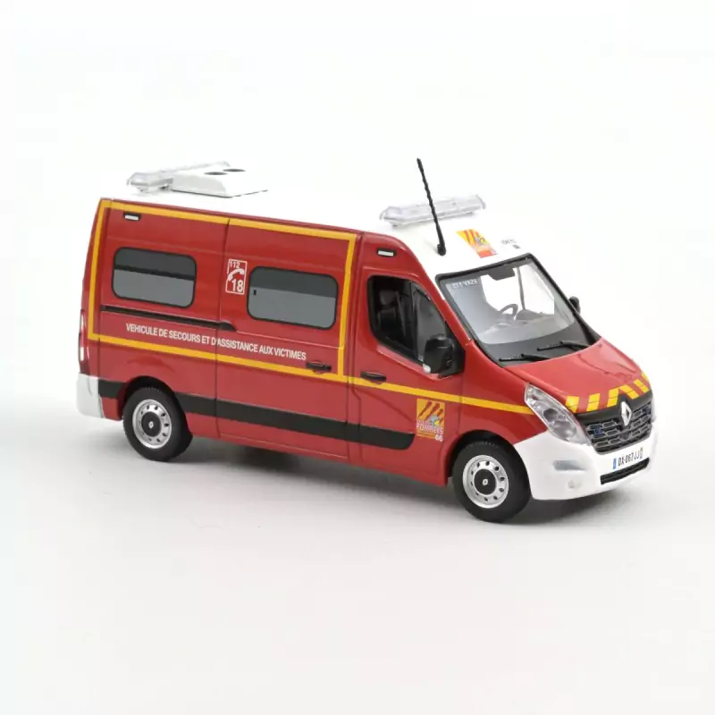 Marketplace - Renault Master 2014 Pompiers VSAV - Norev - 1:43