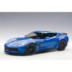 Marketplace - Chevrolet Corvette C7 Z06 2014 Bleu  - Autoart - 1:18