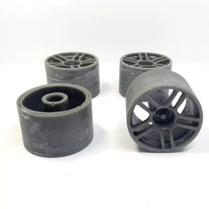 4 jantes ø27 mm - Résine - 1:18 - VM