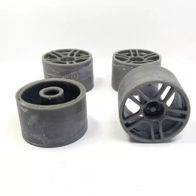 4 jantes ø27 mm - Résine - 1:18 - VM