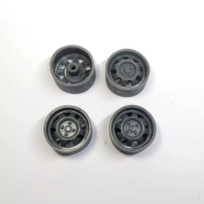 4 Jantes ø23.60 mm - Résine - 1:18 - VM