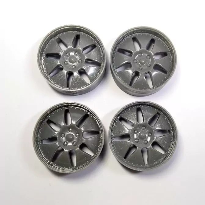 4 Jantes Ø30.50 Mm - Résine - 1:18 - VM |Pièces et kits pour voitur...