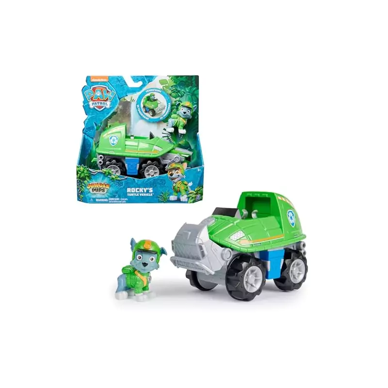 VM Kids : Paw Patrol - Pat Patrouille - Véhicule Rocky Jungle Pups