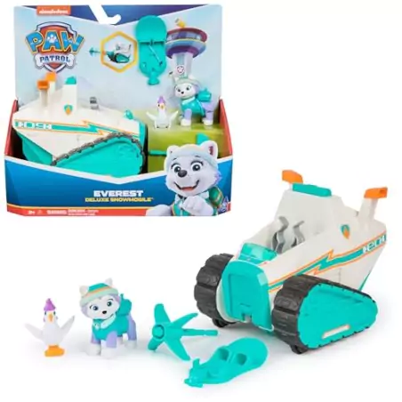 VM Kids : Paw Patrol - Pat Patrouille - Véhicule à Fonction Everest Camion-Neige avec Projectile