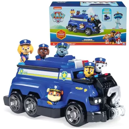 VM Kids : Paw Patrol - Pat Patrouille - Camion Équipe Chase Marcus Stella Ruben Rocky Zuma
