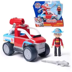 VM Kids : Paw Patrol - Pat Patrouille - Véhicule Ryder Fire Rescue Mission Pompiers avec Lanceur Drone