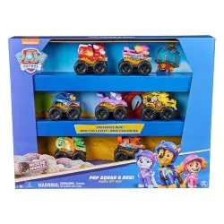 VM Kids : Paw Patrol - Pat Patrouille - Pack 7 Voitures Pup Squad Racers