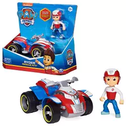 VM Kids : Paw Patrol - Pat Patrouille - Véhicule + Figurine Ryder 15 cm