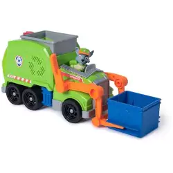 VM Kids : Paw Patrol - Pat Patrouille - Camion Recyclage Rocky avec Figurine