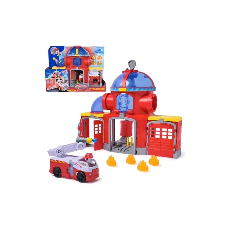 VM Kids : Paw Patrol - Pat Patrouille - Caserne de Pompiers Fire Rescue Marcus Sons & Lumières