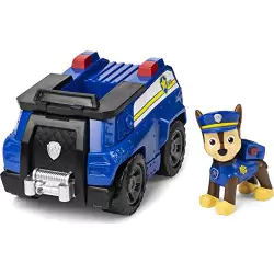 VM Kids : Paw Patrol - Pat Patrouille - Véhicule + Figurine Chase 15 cm Série 6056845