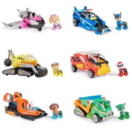 VM Kids : Paw Patrol - Pat Patrouille - Véhicule Mighty Movie Modèle Aléatoire