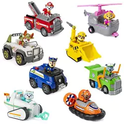 VM Kids : Paw Patrol - Pat Patrouille - Véhicule + Figurine 15 cm Modèle Aléatoire