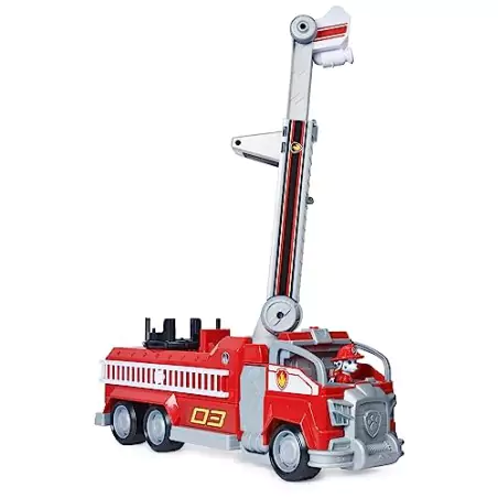 VM Kids : Paw Patrol - Pat Patrouille - Camion Pompiers Transformable Marcus avec Figurine