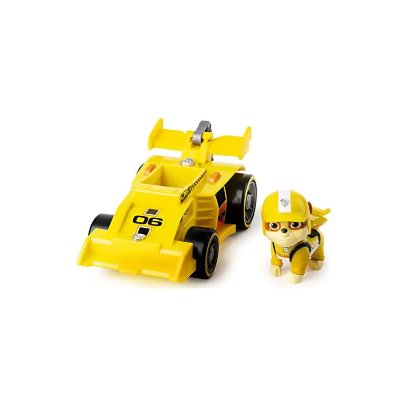 VM Kids : Paw Patrol - Pat Patrouille - Véhicule Deluxe Ruben Race & Go avec Sons