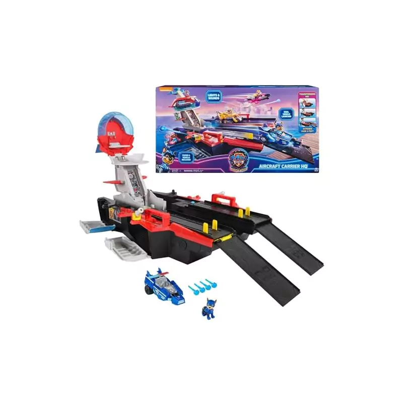 VM Kids : Paw Patrol - Pat Patrouille - Quartier Général Marine avec Sons & Lumières