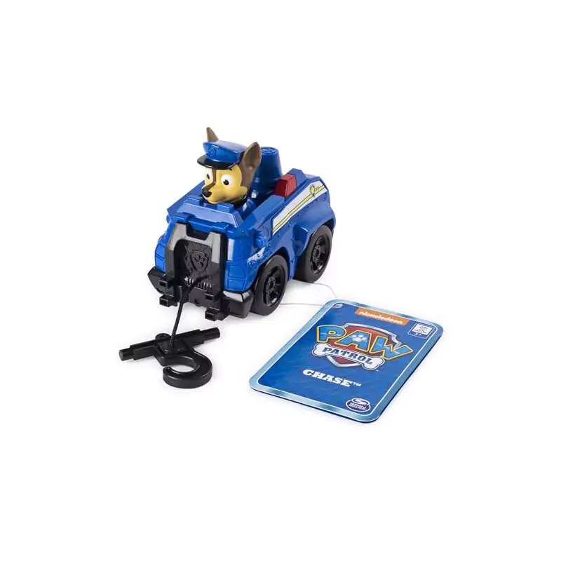 VM Kids : Paw Patrol - Pat Patrouille - Mini Véhicule de Secours 9 cm avec Grappin Extensible