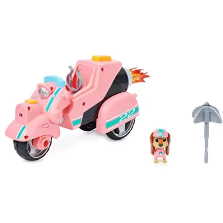 VM Kids : Paw Patrol - Pat Patrouille - Véhicule Deluxe Liberty Le Film avec Figurine Exclusive