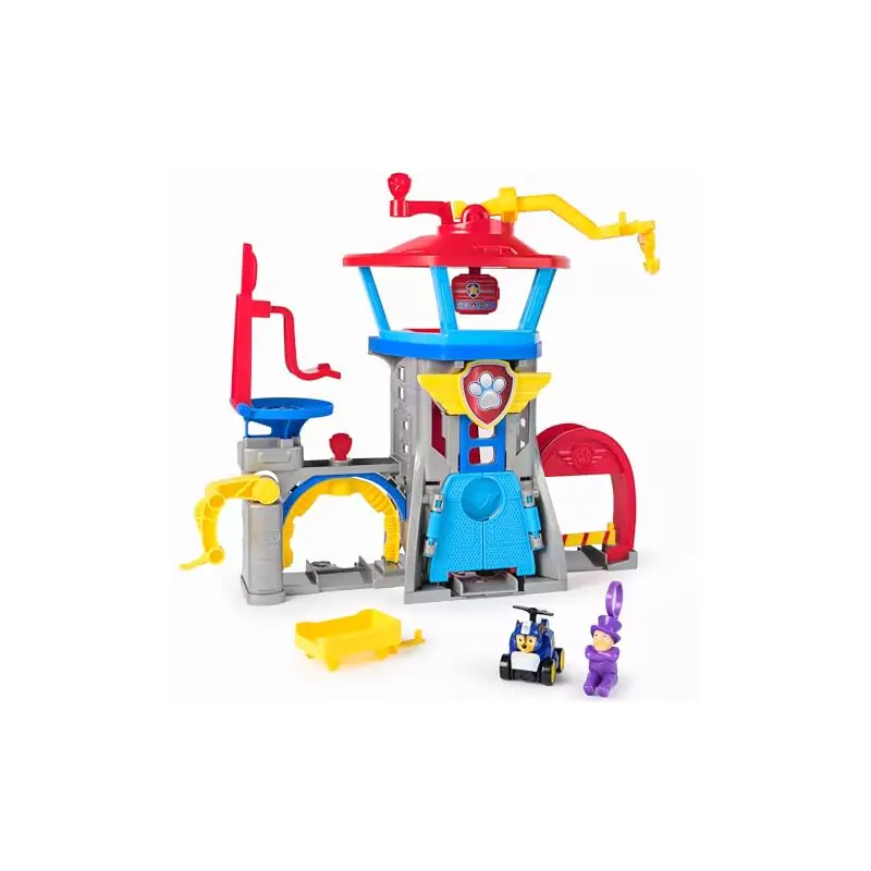 VM Kids : Paw Patrol - Pat Patrouille - Quartier Général Aéroport Air Rescue avec Figurine Chase