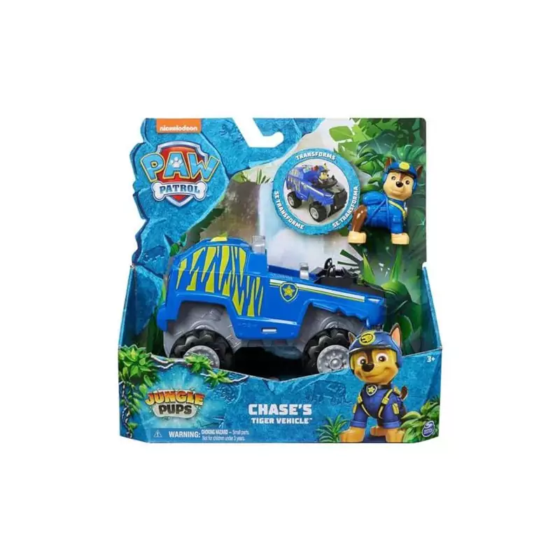VM Kids : Paw Patrol - Pat Patrouille - Véhicule Jungle Pups Modèle Aléatoire