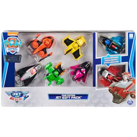 VM Kids : Paw Patrol - Pat Patrouille - Pack 7 Véhicules True Metal Jet to The Rescue