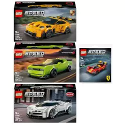 VM Kids : Lego Speed Champions Lot de 4 77237 77239 77240 30709