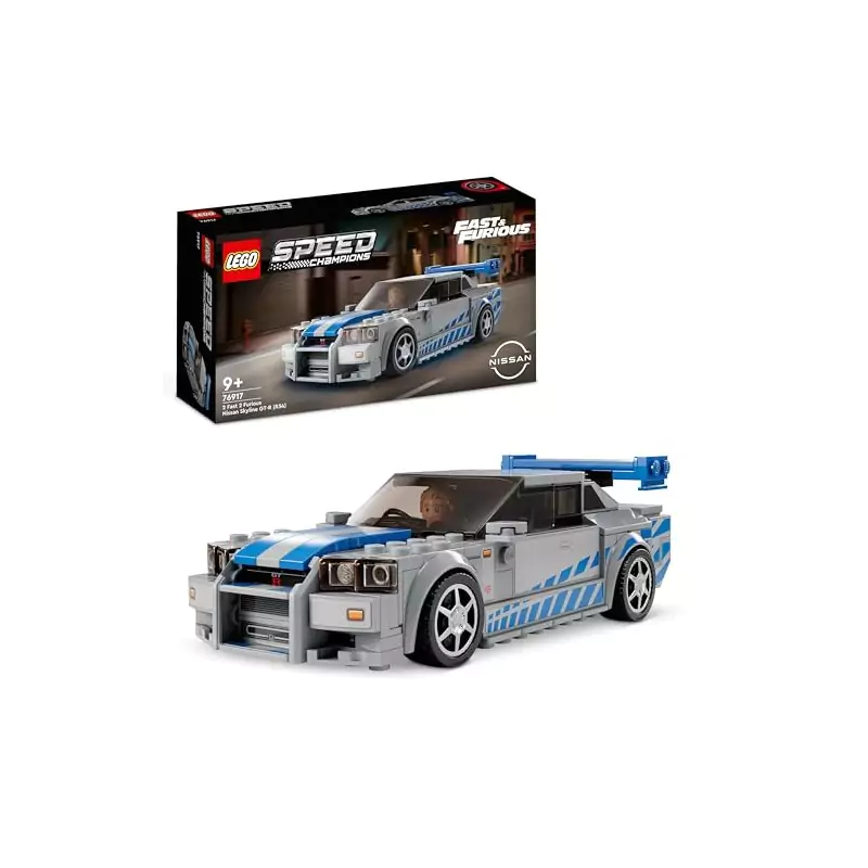 VM Kids : Lego Speed Champions Nissan Skyline GT-R R34 2 Fast 2 Furious 76917