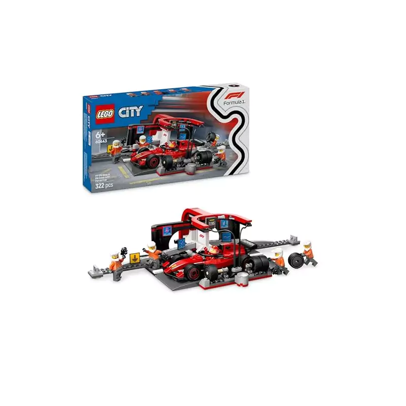 VM Kids : Lego City Arrêt au Stand F1 Ferrari 60443